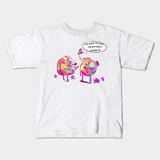 Awkward yeti Kids T-Shirt by Ninjanese_art